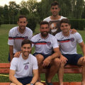 Imagine din cantonamentul lui ASA din această vară:Walter Fernandez (stânga), Carles Martinez (mijloc), Fran Garcia (stânga pe bancă), Ferran Monzo (dreapta), alături de Gerard Oliva (fără tricou de antrenament, atacant care a susținut probe de joc)