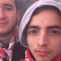 Adrian (dreapta) stătea mereu la meciuri în Peluza Cătălin Hîldan