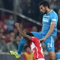 Venit în 2014 de la Benfica, Ezequiel Garay (în albastru) a refuzat Chelsea, preferând Spania // FOTO Guliver/GettyImages