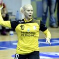 Daciana Balaban, sora fostului jucător de la Dinamo, Alex Curtean, e una dintre cele 7 jucătoare rămase la CSM Ploiești // FOTO sportpictures.eu
