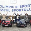 Noiembrie 2016, București. Aceleași Simona Pop, Loredana Dinu, Simona Gherman și Ana Maria Popescu (de la stânga la dreapta), deja campioane olimpice și a doua întâlnire cu mașina // FOTO Cristi Preda