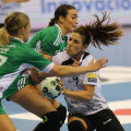 Carmen Martin a făcut unul dintre cele mai slabe jocuri ale sale în Liga Campionilor în tricoul CSM-ului // FOTO: Attila Nemeth (Gyor)