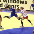 Aurelia Brădeanu a jucat aproape toată cariera, la "națională", cu numărul 9 pe tricou FOTO Marius Ionescu