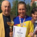 Alături de părinți, cu diploma de campioană națională