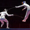 Ana Maria Popescu și tușa sa celebră din finala olimpică disputată contra Chinei // FOTO Cristi Preda