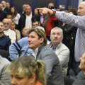 Florin Bercean (dreapta) l-a acuzat dur pe preşedintele Florin Lascău