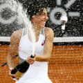 Francesca Schiavone și bucuria după ce a cucerit titlul cu numărul șapte al carierei, în 2016, la Rio // FOTO Guliver/GettyImages