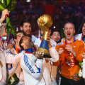 Franța a cucerit titlul în 2015, în Qatar