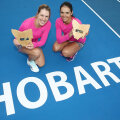 Raluca Olaru și Olga Savciuk au câștigat la Hobart la aproape 9 de la primul lor titlu împreună // FOTO Guliver/GettyImages