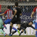 Luis Suárez (stânga) a înscris al 10-lea gol în 7 meciuri de Cupa Regelui, doar 2 "afară"
