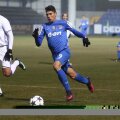 Cursele lui Coman (nr. 9) au bulversat aseară defensiva daneză // FOTO Academia Hagi
