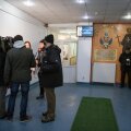 Echipa Gazetei, intervievată la Spitalul Malaxa (foto: George Popescu)