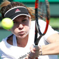 Simona Halep s-a antrenat pe terenurile de la Indian Wells // FOTO Jared Wickerham/BNP Paribas Open
