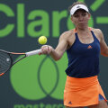 Simona Halep în timpul meciului de aseară, câștigat după aproape 2 ore de efort // FOTO Reuters