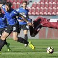 Țâru și Deac s-au întrecut în dueluri pline de agresivitate, mai numeroase decât fazele de fotbal spectaculos