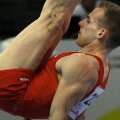 Flavius Koczi la aparatul care i-a adus titlul european în 2011 la Berlin // FOTO Reuters