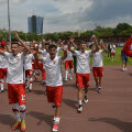 Roș-albii au salutat publicul și au încheiat cu scandări anti-Steaua // FOTO Raed Krishan
