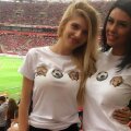 Floris Costinea și Andreea Hanca la meciul Polonia - România