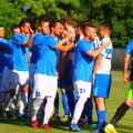 Începutul meciului din play-off dintre Progresul Spartac și Progresul București, scor 2-1 // Foto: Liga Bucureșteană