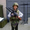Imagine cu "soldatul" Vlad, postată în 2013 în albumul lui de pe facebook