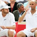 Andy Roddick (stânga) și Andre Agassi (dreapta), foto: Guliver/gettyimages