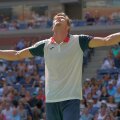 Ibericul Carreno Busta, sărbătorind calificarea în semifinale // FOTO: REUTERS