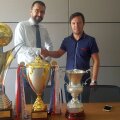 Iulian Apostol (dreapta) a readus trofeele Oțelului la Galați