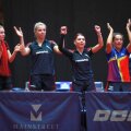 Dodean, Diaconu, Szocs și Ciobanu aplaudând evoluția Elizei Samara
