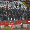 Pe 4 decembrie 2010, din cauza unei ploi torențiale, Dinamo a avut doar 100 spectatori la un meci de acasă cu Astra Giurgiu // FOTO: Cristi Preda