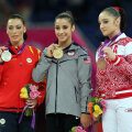 Aly Raisman (centru) Foto: Guliver/GettyImages
