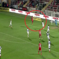Marcajul deficitar al lui Erico da Silva la golul lui Gnohere // Captură TV Telekom Sport