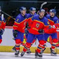 România a învins Polonia și e la două meciuri distanță de promovarea în Grupa A a Diviziei 1 Foto: IIHF