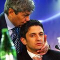 Imaginea cu Mircea Lucescu și Răzvan Lucescu care a făcut istorie
