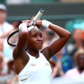 Cori Gauff, după victoria cu Venus Williams de la Wimbledon // FOTO: Guliver/Getty Images