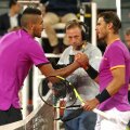 Rafael Nadal și Nick Kyrgios, după victoria ibericului de la Madrid 2017 // FOTO: Guliver/Getty Images