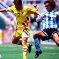 Dorinel Munteanu, în duel cu Gabriel Batistuta