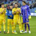 Alin Toșca, în centru, lângă Ciprian Tătărușanu și Nicolae Stanciu // FOTO: Cristi Preda