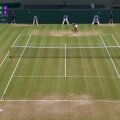 FOTO: Captură Youtube // Simona Halep - Cori Gauff // Wimbledon 2019