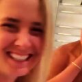 Elina Svitolina și Gael Monfils, sărbătorind în stilul lor calificarea în semifinale la Wimbledon // Sursă foto: Instagram „G.E.M.S Life”