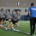FOTO: Facebook Universitatea Craiova // Antrenamentul oficial înaintea meciului cu Sabail FK