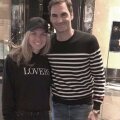 Simona Halep și Roger Federer