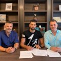 Viorel Lică împreună cu impresarul Bogdan Apostu și managerul Farului, Tibi Curt