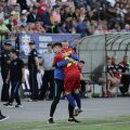 Cristian Dumitru celebrează golul marcat în partida cu Milsami Orhei alături de Mihai Stoica