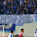 Mesaj al fanilor olteni, la un meci Craiova - Dinamo // foto: Gazeta Sporturilor