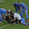 FOTO: Captură M4 Sport // Bancu, plin de sânge în meciul cu Honved