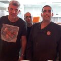 Dudi, Ibrahim și Raed (de la stânga la dreapta) merg pe calificarea celor de la Maccabi
