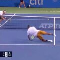 Nick Kyrgios și superexecuția sa // Captură Tennis TV