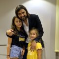 FOTO: Cristi Preda // Dan Alexa, alături de fetele sale, Casiana și Antonio