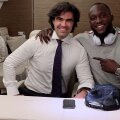 Impresarul Federico Pastorello alături de Romelu Lukaku