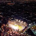 SUPERCLASICO. Ca de fiecare dată, Boca-River a însemnat spectacol mai ales în tribune. Fanii celor două echipe și-au susținut neobosiți favoriții pe „La Bombonera”. River s-a calificat în finala Copei Libertadores, 2-0 în tur, 0-1 în retur (foto: brfootball)